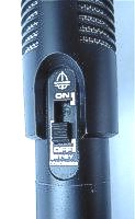 Mikrofon PREFER UCM-1124B detail vypínače